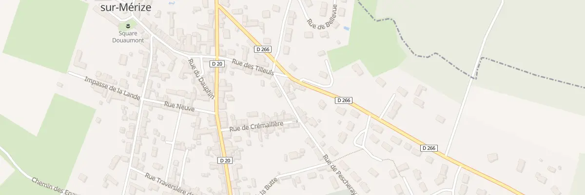 Plan du 1 Rue de Pescheray au Breil-sur-Mérize