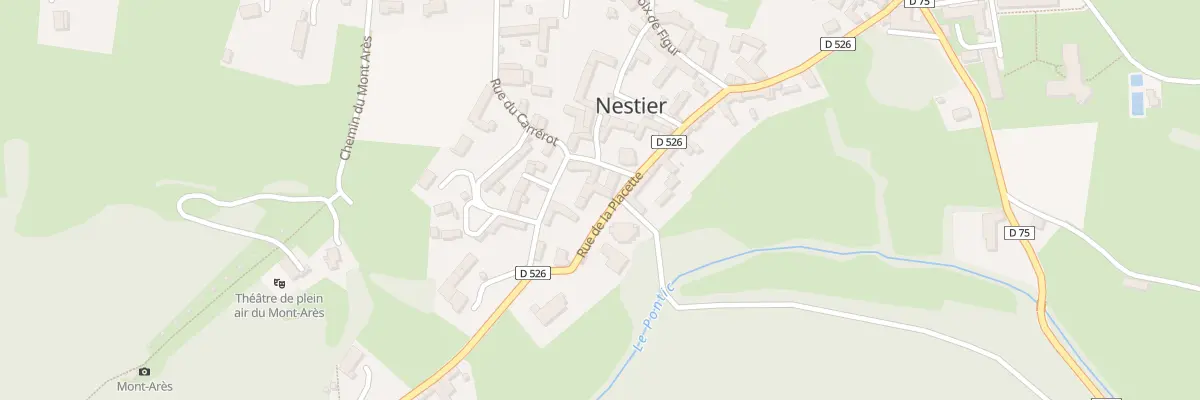 Plan du 18 Rue de la Placette à Nestier