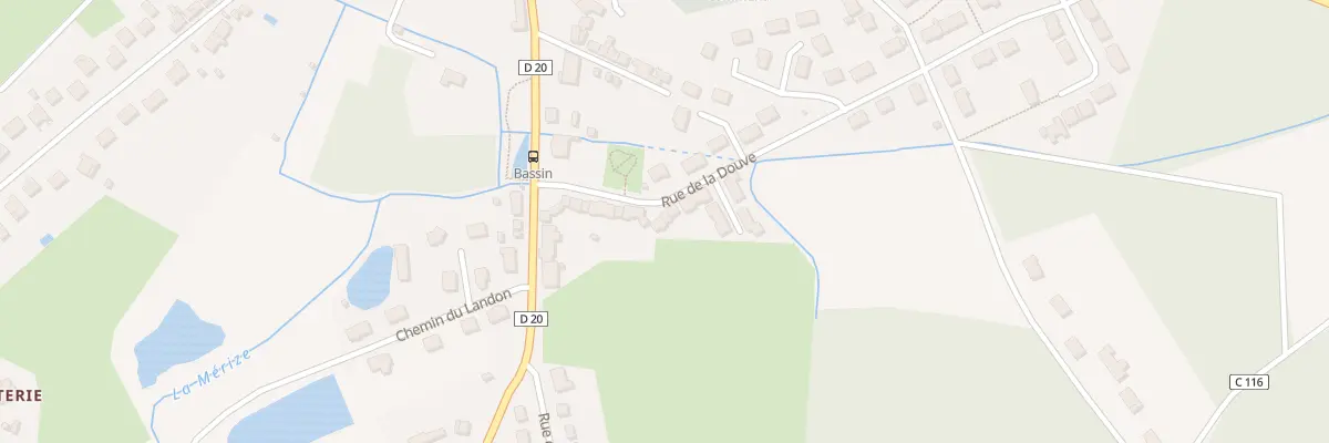 Plan du 16 Rue de la Douve au Breil-sur-Mérize