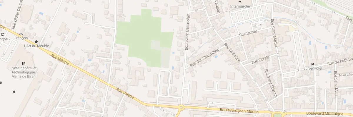 Plan du 46 Bd Beausoleil à Bergerac