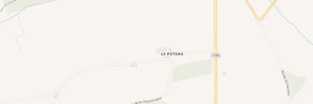 Plan du 5 Le Poteau à Saint-Martin-des-Pézerits