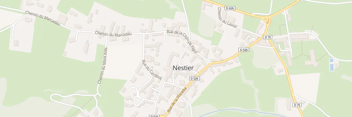 Plan du 7 Che Le Bie à Nestier