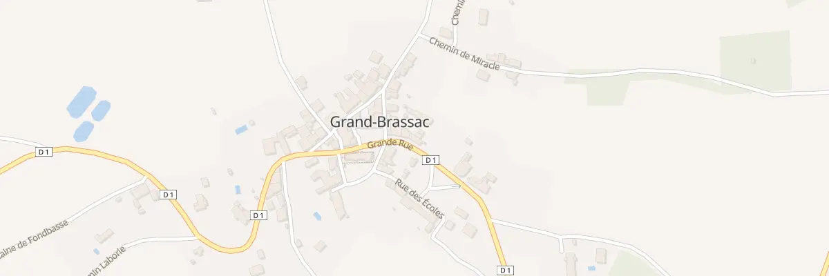 Plan du 23 Gr Grande Rue à Grand-Brassac