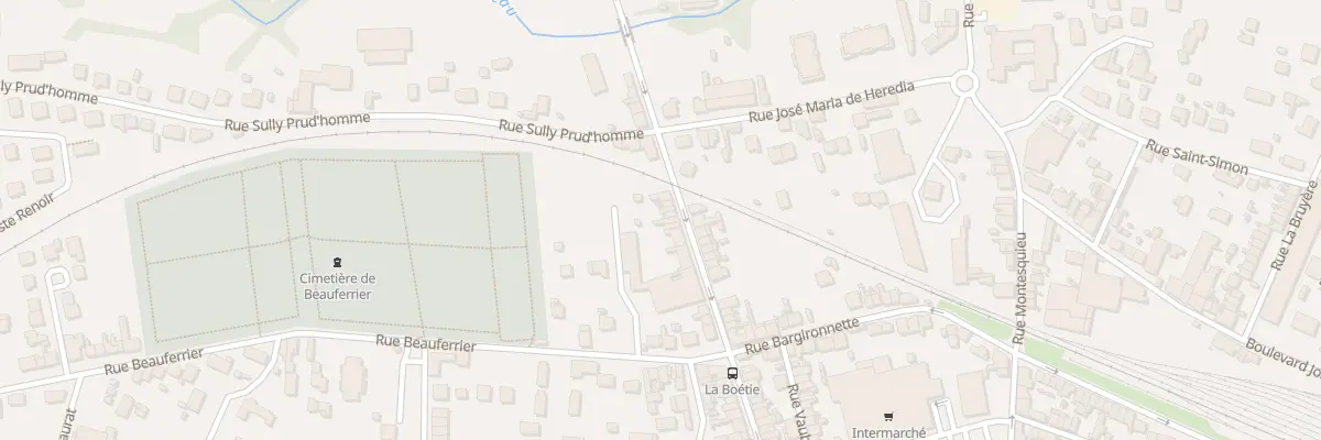 Plan du 136 Rue de la Boétie à Bergerac