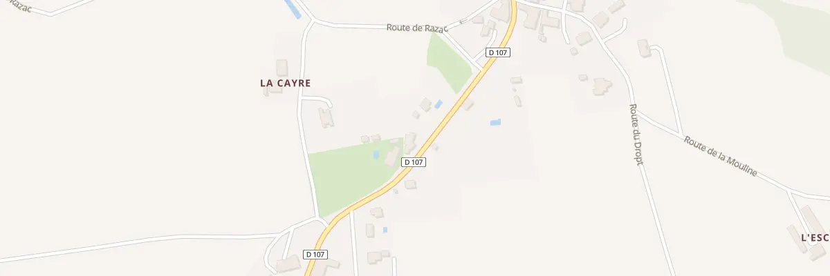 Plan du 40 Le Bourg Ouest à Saint-Aubin-de-Cadelech