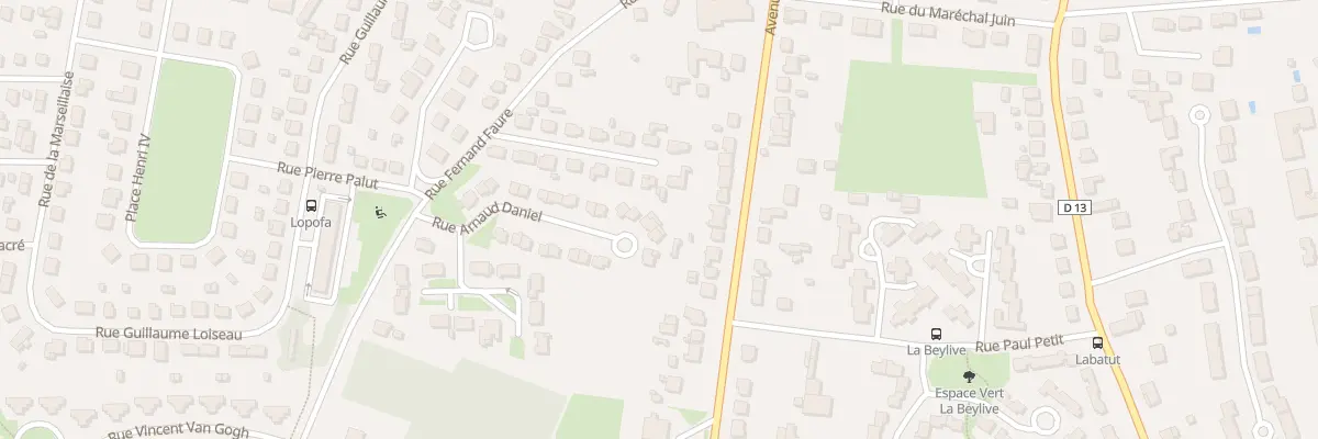 Plan du 26 Rue Arnaud Daniel à Bergerac