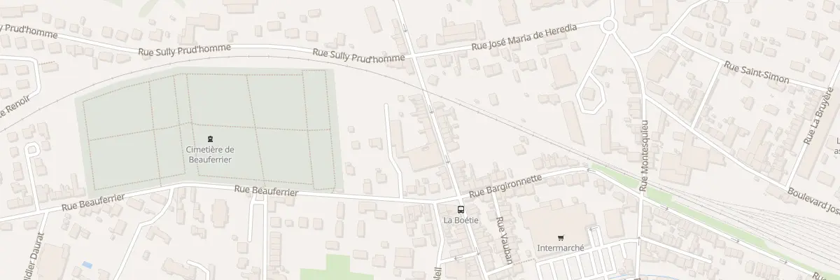 Plan du 128 Rue de la Boétie à Bergerac