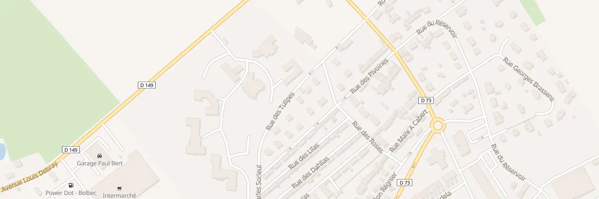 Plan du 6 Rue des Tulipes à Bolbec