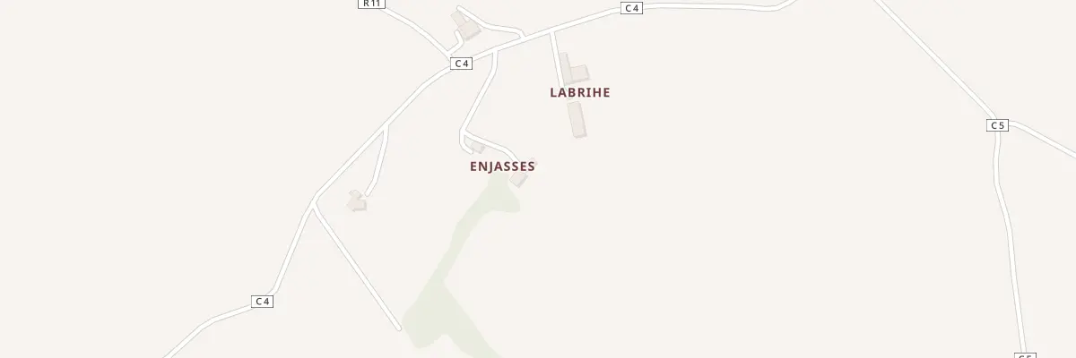 Plan du 1884 Chem de la Jardinière à Cézan