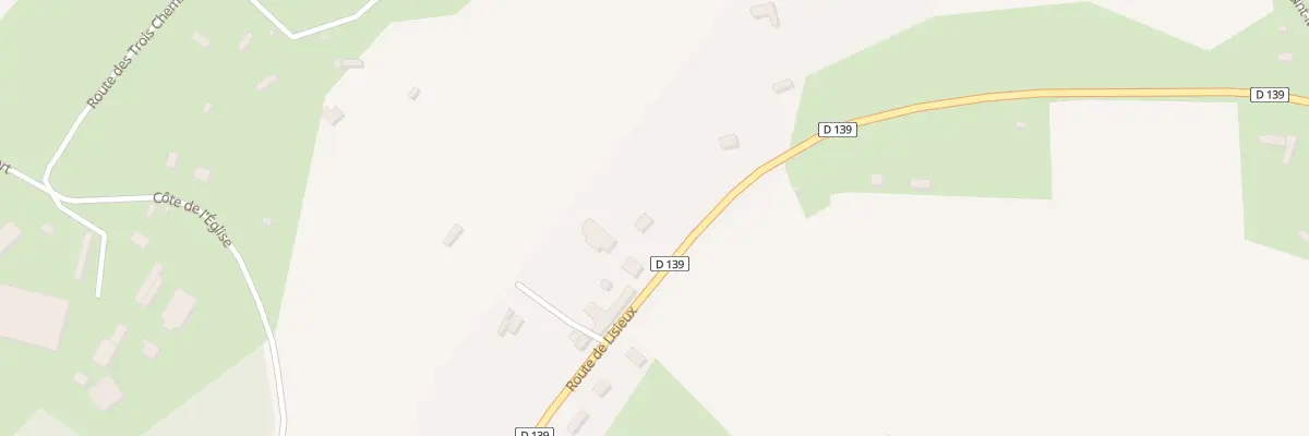 Plan du 1174 Rte de Lisieux aux Préaux