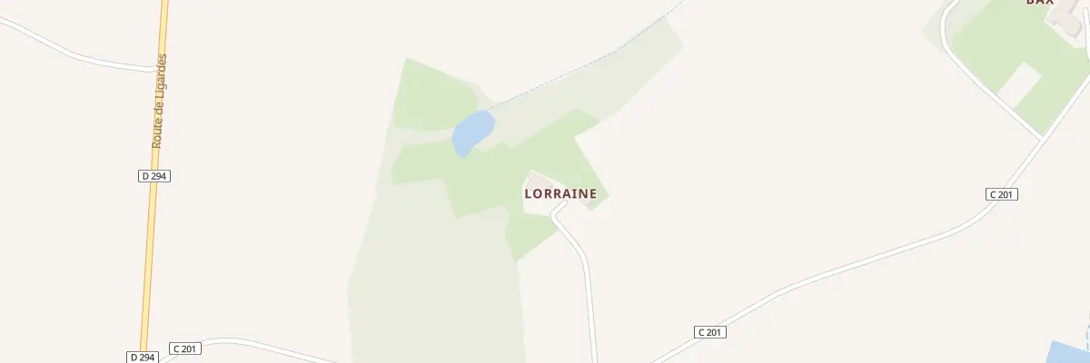 Plan du 56 Lorraine à Nomdieu