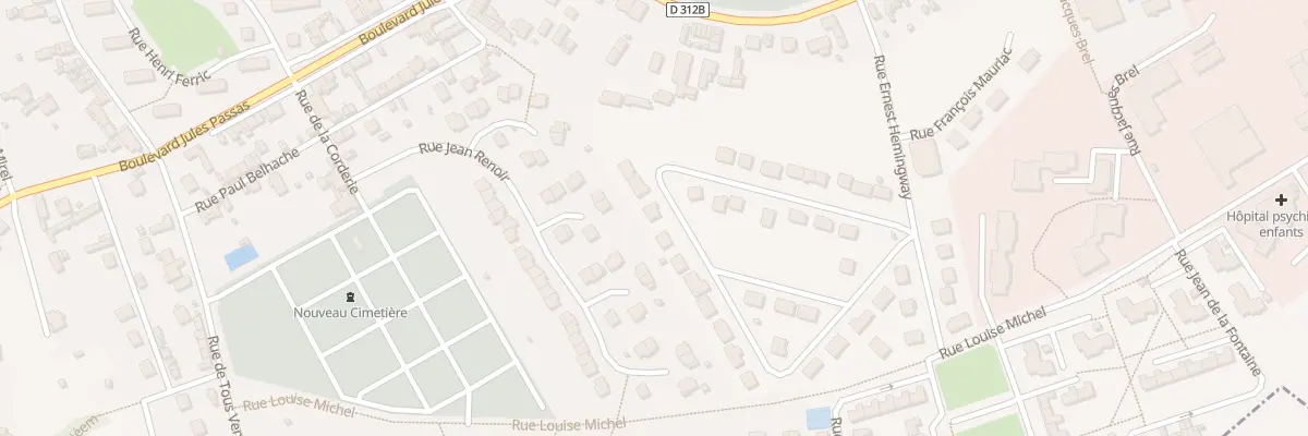 Plan du 285 Rue Simone de Beauvoir à Bolbec