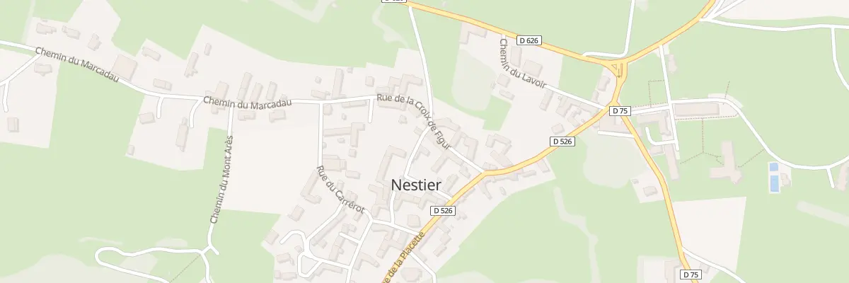 Plan du 6 Che Le Bie à Nestier