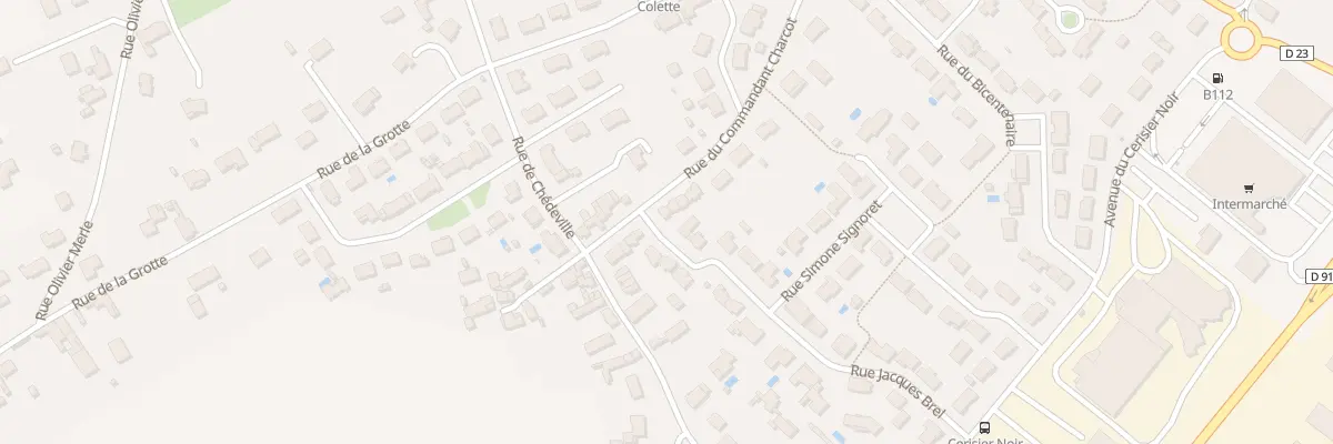 Plan du 23 Rue du Commandant Charcot à Naintré