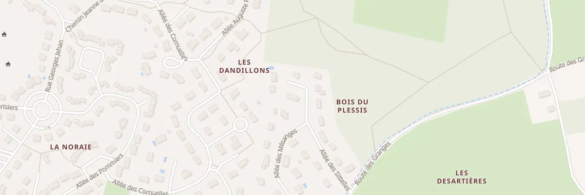 Plan du 6268 All des Sitelles à Azay-le-Rideau