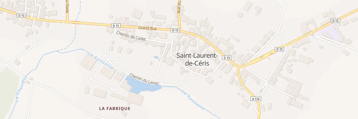 Plan du 11 Rue de l’Eglise à Saint-Laurent-de-Céris