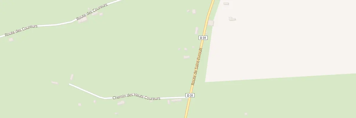 Plan du 1308 Rte de Saint-Evroult à La Gonfrière