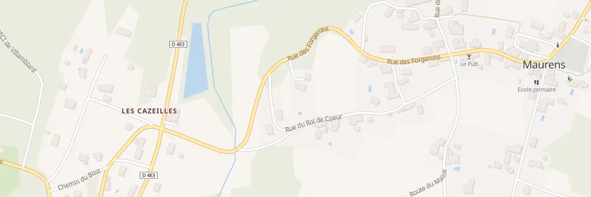 Plan du 89C Le Bourg Nord à Eyraud-Crempse-Maurens