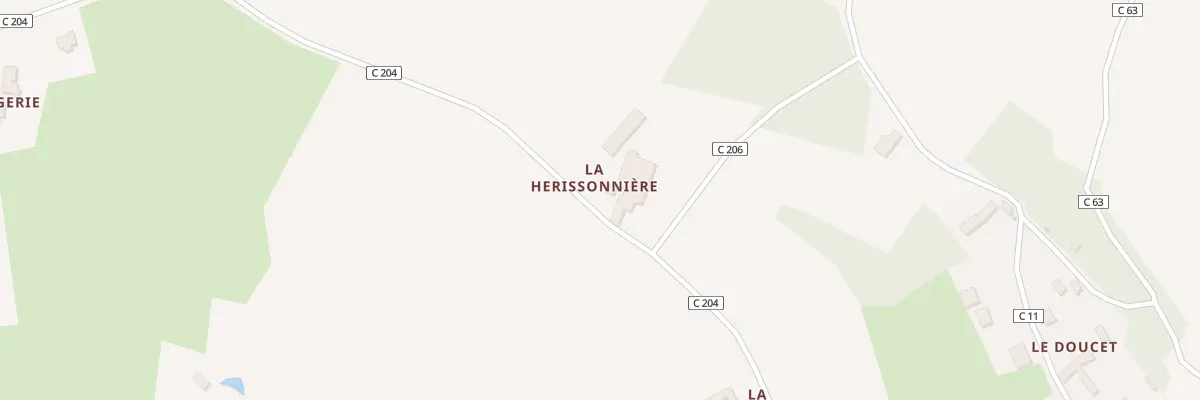 Plan du 1 La Herissonniere à Flée