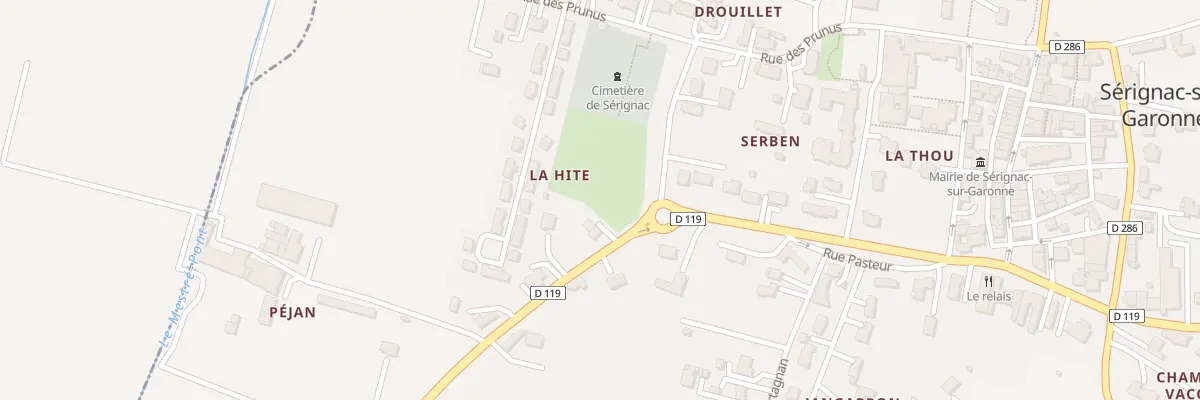 Plan du 2736 Av des Landes à Sérignac-sur-Garonne