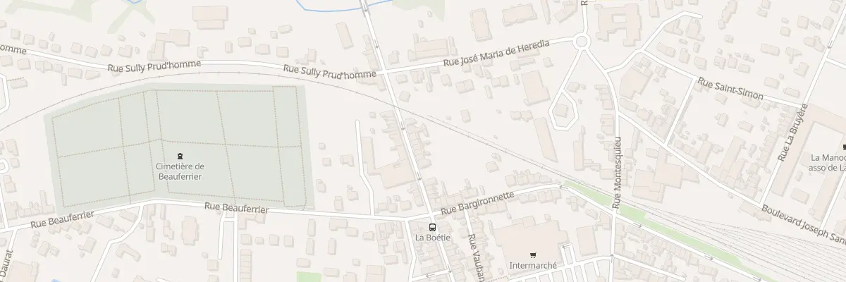 Plan du 127 Rue de la Boétie à Bergerac