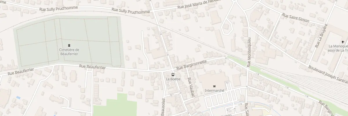 Plan du 117 Rue de la Boétie à Bergerac