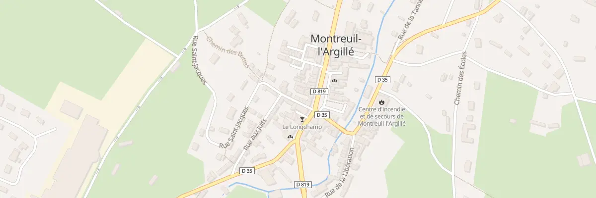 Plan du 4B Rue Saint Jacques à Montreuil-l’Argillé