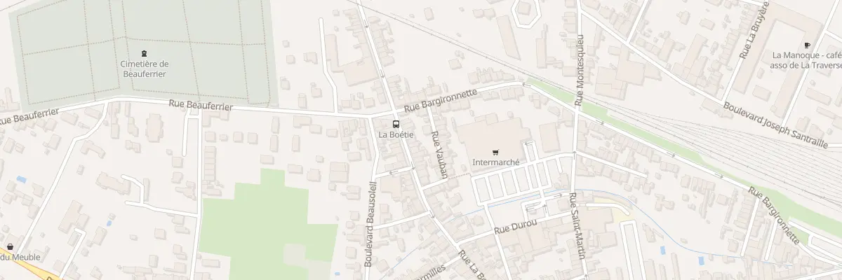 Plan du 99 Rue de la Boétie à Bergerac