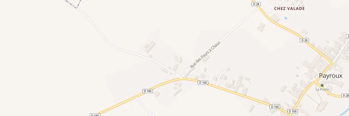 Plan du 3 Rue des Fours à Chaux à Payroux