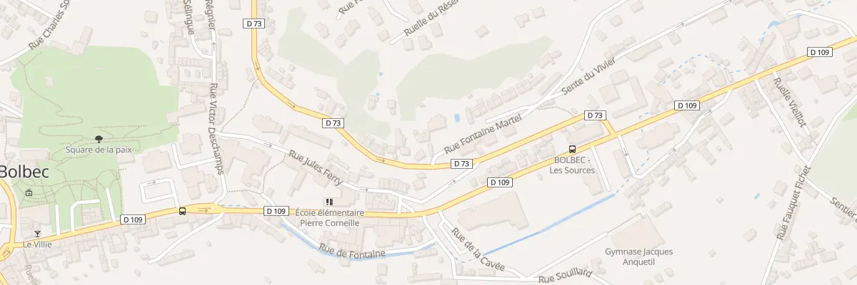 Plan du 3 Rue Fontaine Martel à Bolbec
