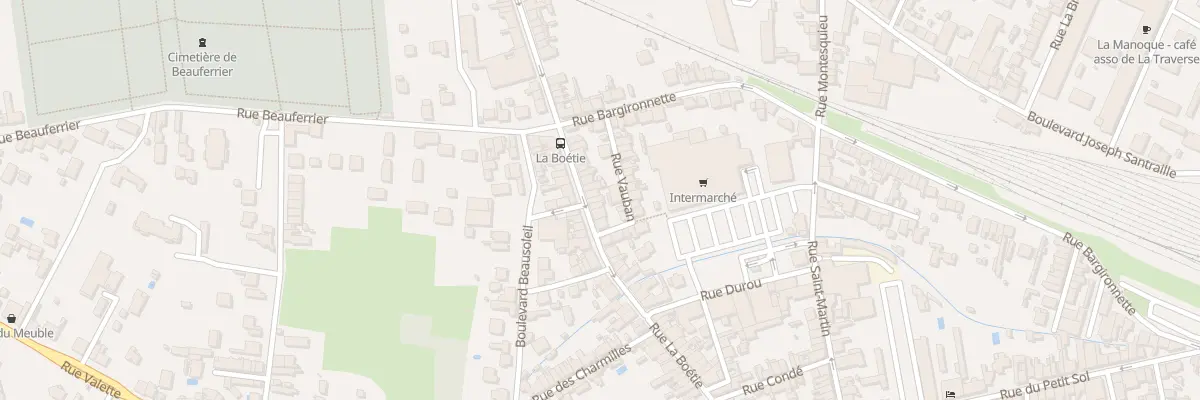 Plan du 89 Rue de la Boétie à Bergerac
