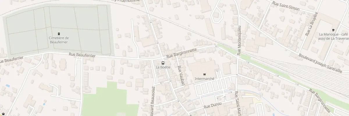 Plan du 115 Rue Bargironnette à Bergerac