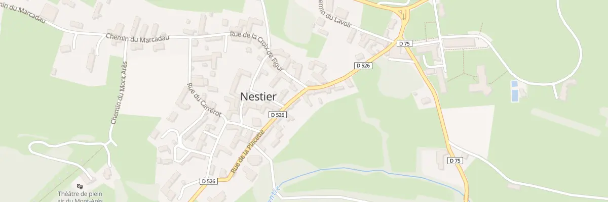 Plan du 11 Rue de la Placette à Nestier