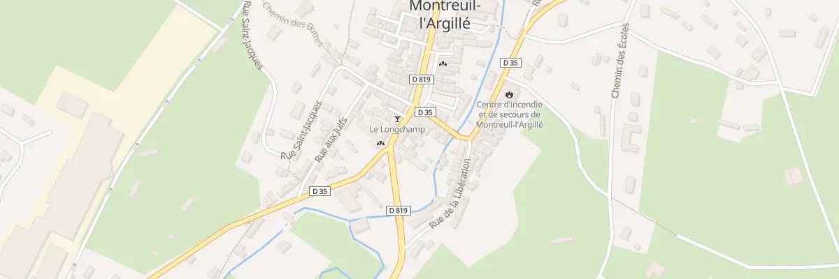 Plan du 27 Rue Grande à Montreuil-l’Argillé