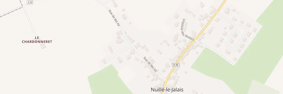 Plan du 12 Rue de Bel Air à Nuillé-le-Jalais