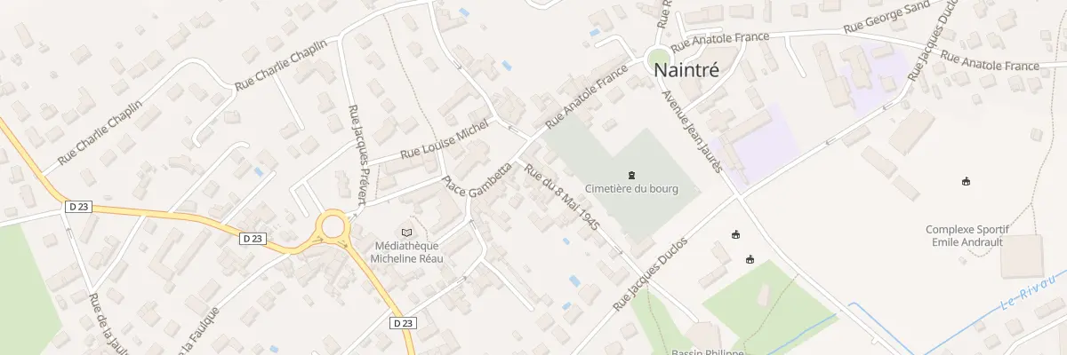 Plan du 4 Rue du Huit Mai à Naintré