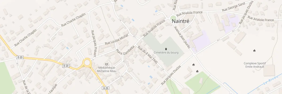 Plan du 3 Rue du Huit Mai à Naintré