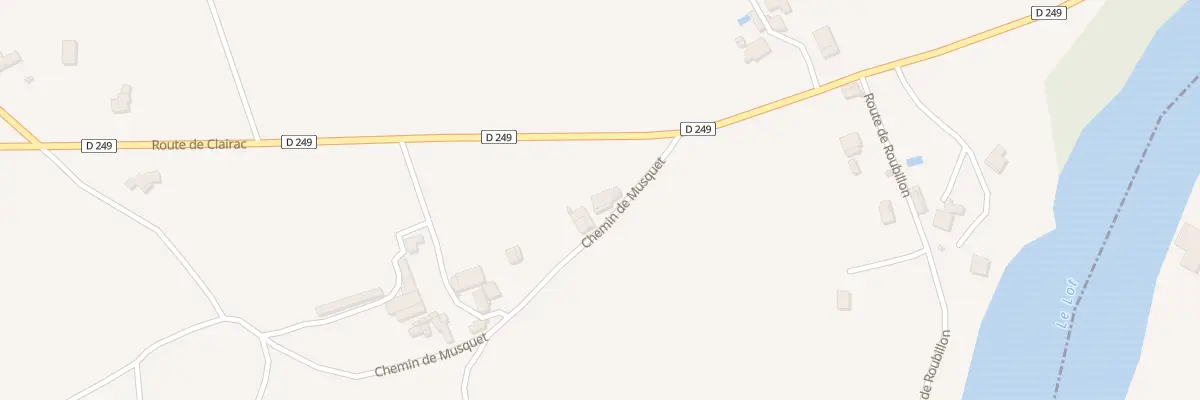 Plan du 102 Che de Musquet à Castelmoron-sur-Lot