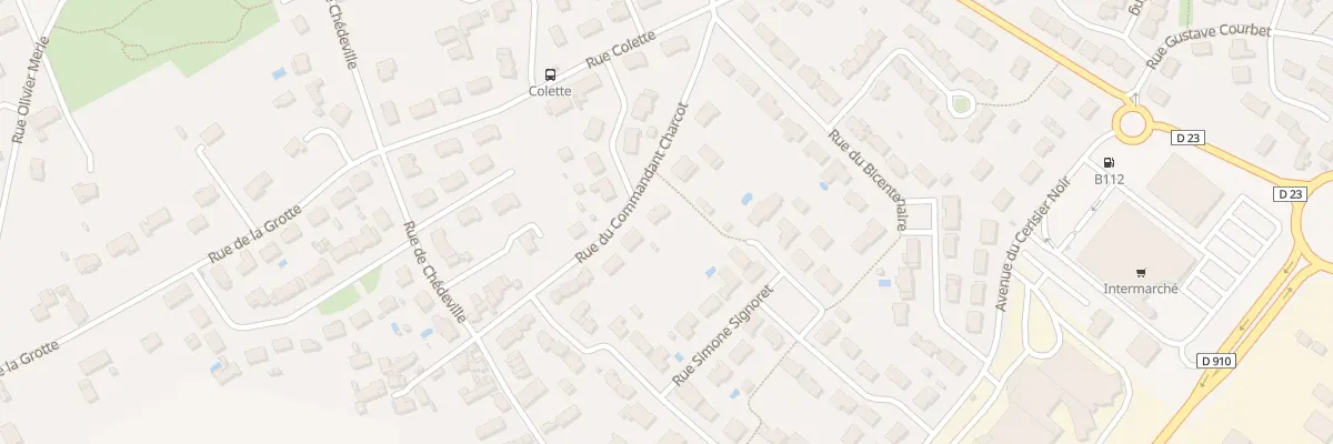 Plan du 11 Rue du Commandant Charcot à Naintré