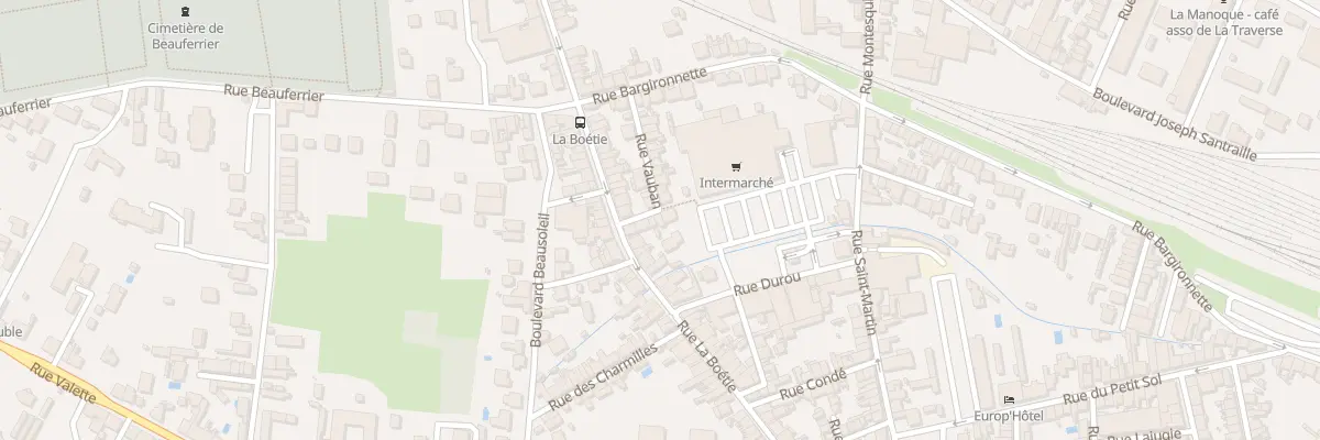 Plan du 9 Rue Vauban à Bergerac