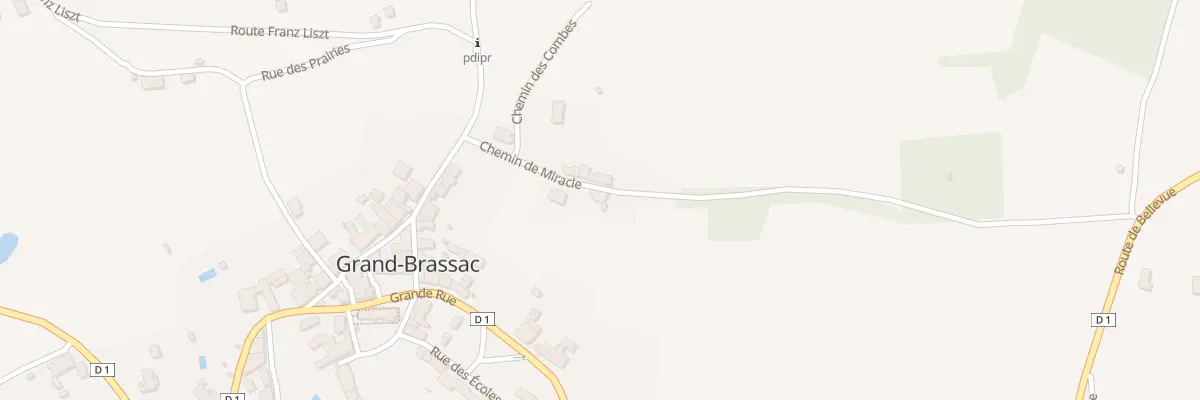 Plan du 4 Che de Miracle à Grand-Brassac