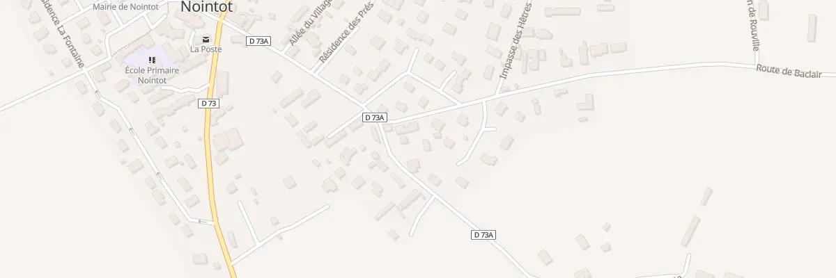 Plan du 40 Rte de Baclair à Nointot