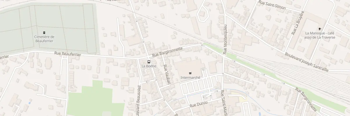 Plan du 109 Rue Bargironnette à Bergerac
