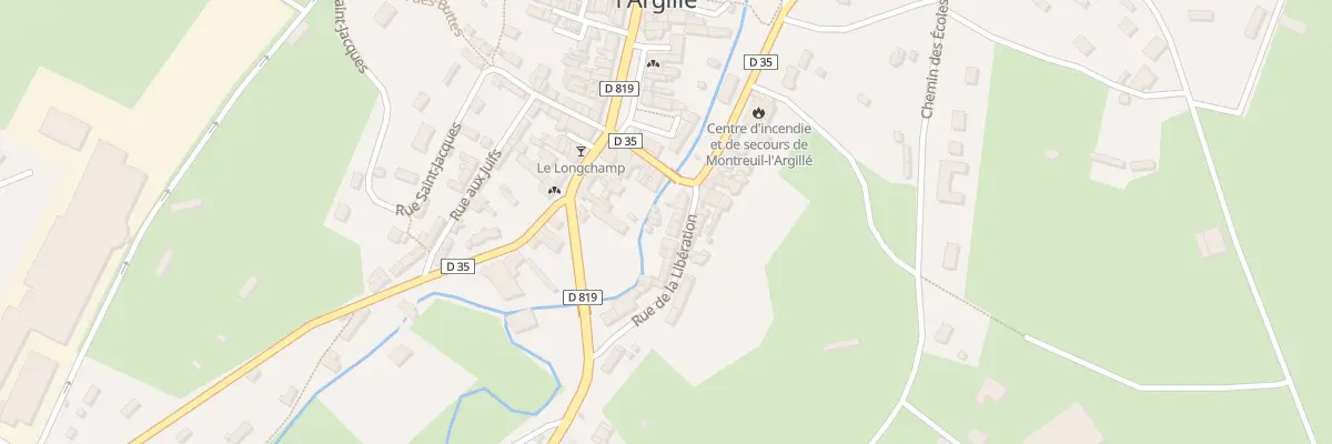 Plan du 6 Rue de la Liberation à Montreuil-l’Argillé