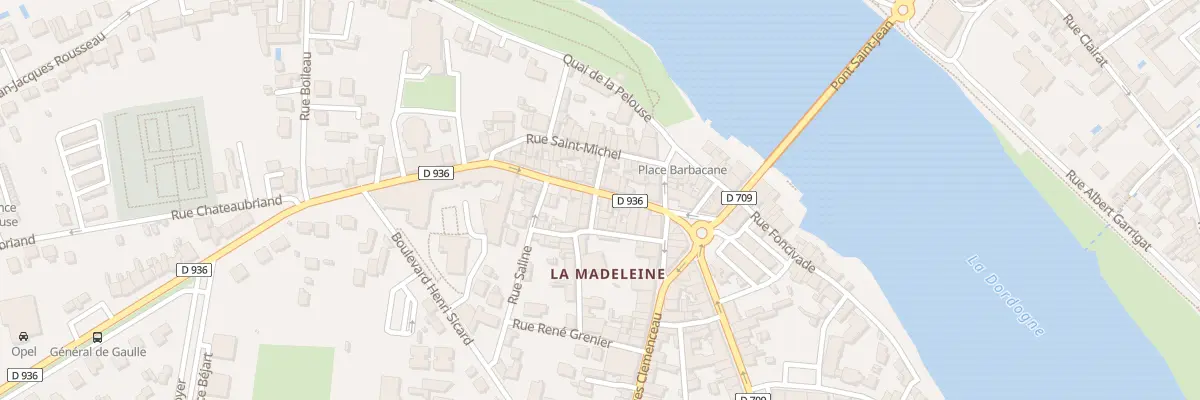 Plan du 16 Rue du Maréchal Joffre à Bergerac