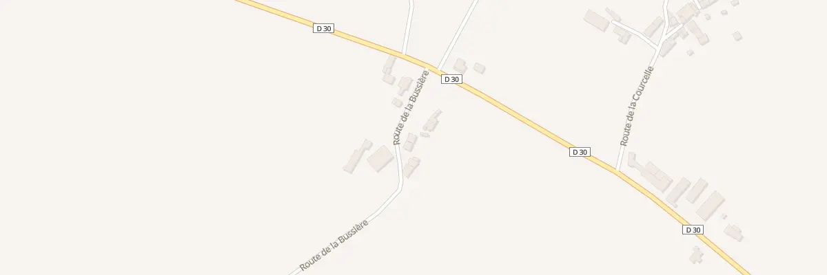 Plan du 3 Rte de la Bussiere à Pleuville
