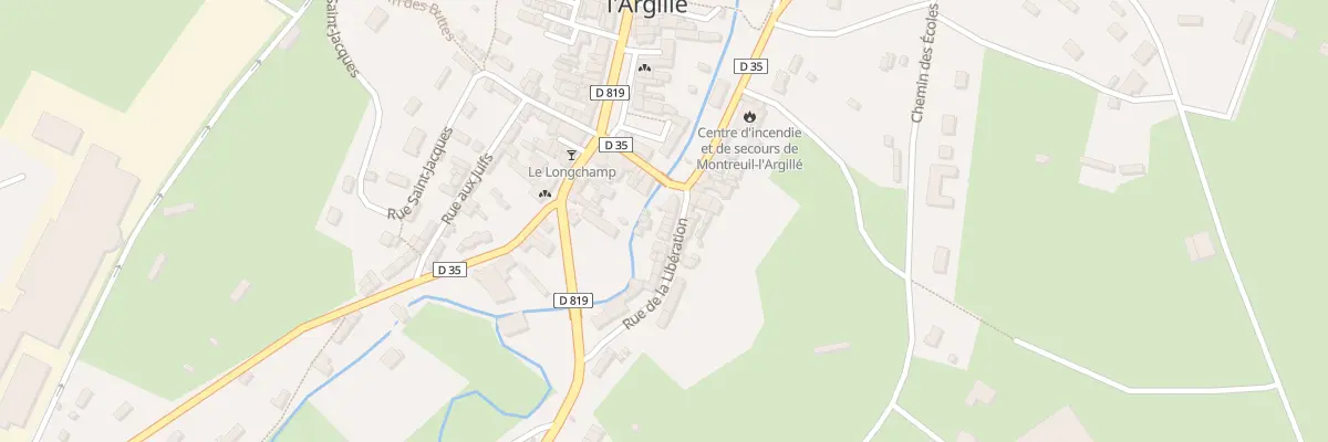 Plan du 4 Rue de la Liberation à Montreuil-l’Argillé