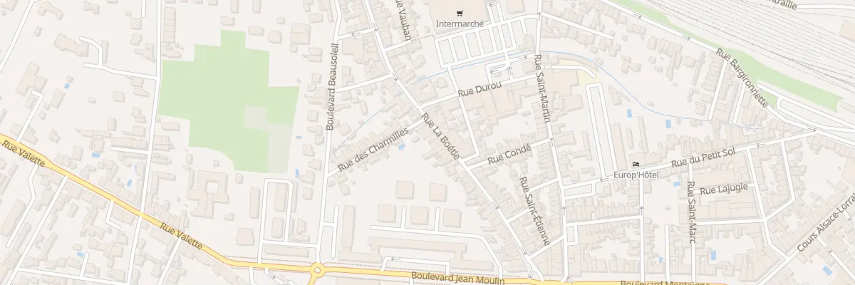 Plan du 60 Rue de la Boétie à Bergerac
