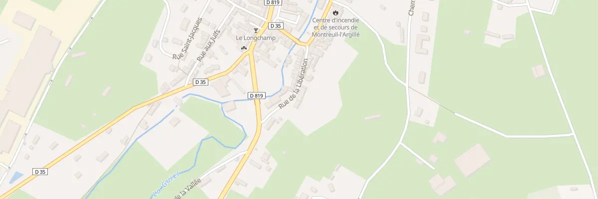 Plan du 15 Rue de la Liberation à Montreuil-l’Argillé