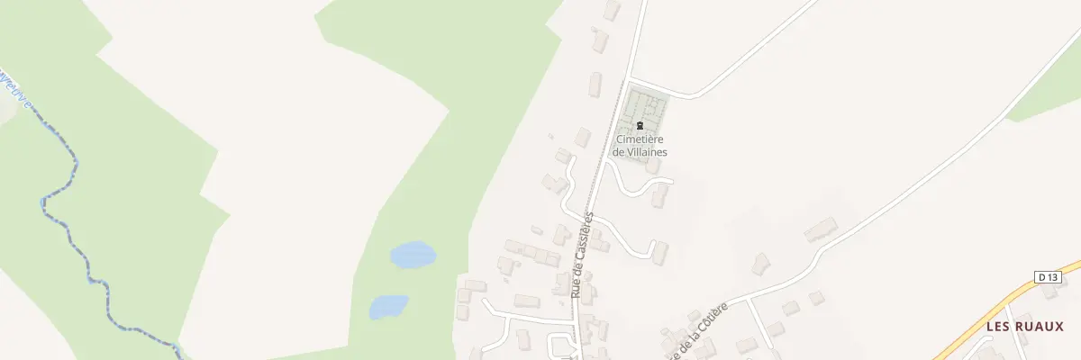 Plan du 27 Rue de Cassiere à Villaines-sous-Lucé